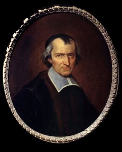 Porträt von Antoine Arnauld genannt der Große Arnauld (1612-1694), französischer Priester, Theologe, Philosoph und Mathematiker, Mitglied der Jansenisten. Gemälde von Philippe de Champaigne (1631-1684) 17. Jahrhundert von Philippe de Champaigne