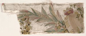 Fragment einer Bettdecke, ca. 1760-1770