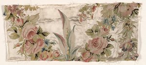 Bettdeckenfragment, um 1760-1770 von Philippe de Lasalle