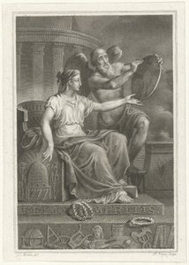 Allegorische Darstellung zum 50-jährigen Bestehen von Felix Meritis, 1827