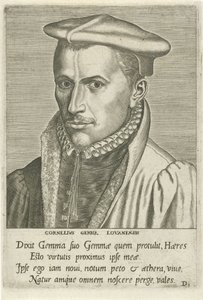 Porträt von Cornelius Gemma von Philips Galle