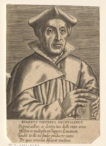 Porträt von Ruard Tapper von Philips Galle