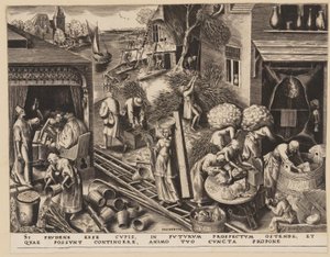 Klugheit, aus Die sieben Tugenden von Philips Galle