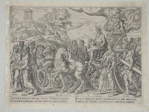 Der Triumph der Liebe von Philips Galle