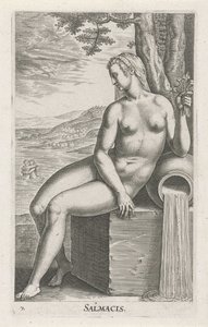 Wassernymphe Salmacis (Strom- und Wassernymphen, Nimpharum oceanitidum, ephydridum potamidum naiadum)