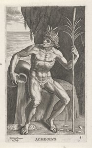 Meeresgott Acheloos von Philips Galle