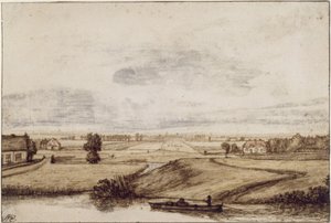 Weite Flachlandschaft von Philips Koninck