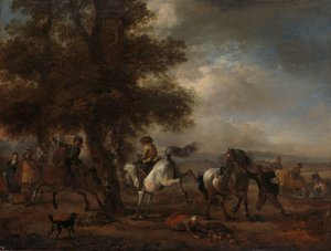 Der bockende Graue
