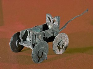 Zivilisation der Phönizier: bronzener Votivtank. 2530 v. Chr. Paris, Louvre Museum