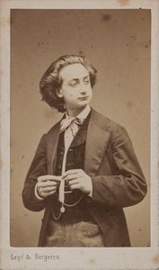 Porträt des Geigers und Komponisten Henri Ketten 1848-1883 von Photo studio Legé and Bergeron.
