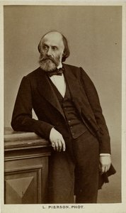 Porträt des Dichters Victor de Laprade von Photo studio Mayer and Pierson.