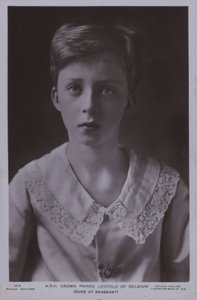 Kronprinz Leopold, später König Leopold III. von Belgien
