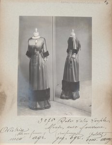 Albumseite: House of Worth, Kleid