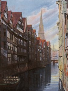 Hamburg: Fleet bei der Groningerstraße von Photographer German