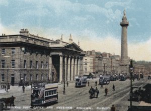 Hauptpostamt und Nelsonsäule, Dublin