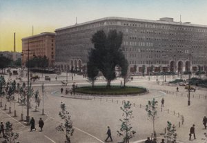 Japan, ca. 1912: Marunouchi-Gebäude, Tokio von Photographer Japanese