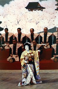 Japanisches Kabuki-Stück