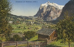Grindelwald und Wetterhorn, Schweiz von Photographer Swiss