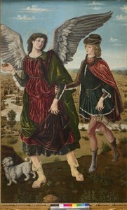 Der Erzengel Raphael und Tobias von Piero del Pollaiolo