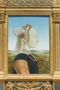 Porträts der Herzogin von Urbino, Battista Sforza von Piero della Francesca