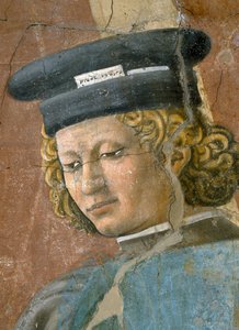 Die Legende vom Wahren Kreuz, die Folterung des Juden (Detail)