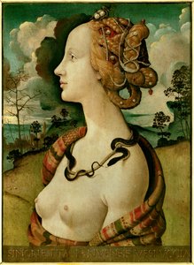 Porträt einer Frau, genannt Simonetta Vespucci