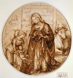 Die Anbetung des Kindes von Piero di Cosimo