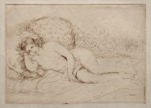 Liegende nackte Frau von Pierre-Auguste Renoir