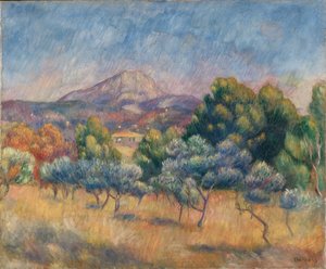 Berg Sainte-Victoire von Pierre-Auguste Renoir