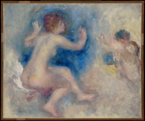 Studie für "Szene aus Wagners Tannhäuser, Dritter Akt" von Pierre-Auguste Renoir