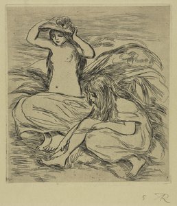 Die zwei Badenden von Pierre-Auguste Renoir