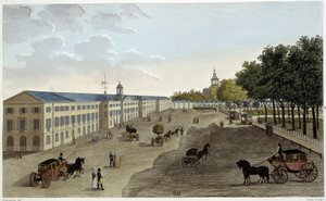 Ansicht der neuen Galerie des Naturkundemuseums des Jardin des Plantes - in „Vues de Paris“ von Courvoisier
