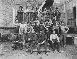 Mitarbeiter der Henry Clay Fabrik, 1905