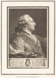 Louis XVI, König von Frankreich von Pierre Adrien Le Beau after Benedict Alphonse Nicolet