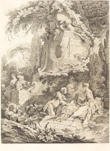 Der Brunnen der Liebe von Pierre Alexandre Aveline after François Boucher