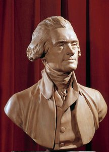 Büste von Thomas Jefferson (1742-1826), Präsident der Vereinigten Staaten