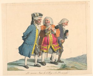 College-Freunde beim Spaziergang von Pierre Alexandre Wille