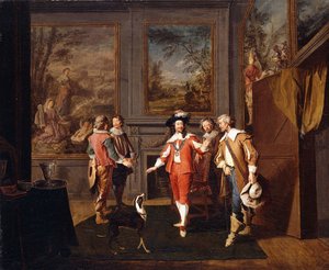 Die Flucht des Königs aus Hampton Court im November 1647