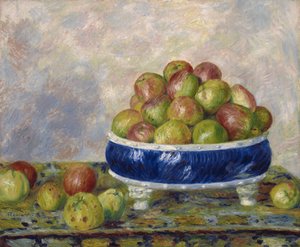 Äpfel in einer Schale, 1883 von Pierre Auguste Renoir
