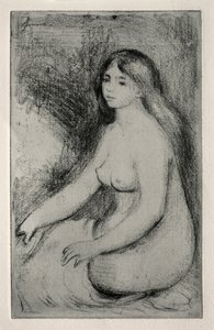 Sitzende Badende, ca. 1905