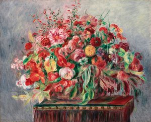 Blumenkorb, 1890 von Pierre Auguste Renoir
