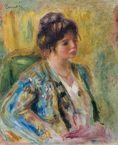 Büste einer Frau in orientalischer Tracht, ca. 1895 von Pierre Auguste Renoir