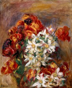 Blumen. Gemälde von Pierre-Auguste Renoir von Pierre Auguste Renoir
