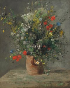 Blumen in einer Vase, ca. 1866