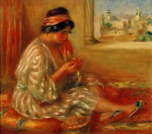 Gabrielle in Algerischer Tracht von Pierre Auguste Renoir