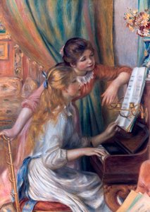 Mädchen am Klavier, 1892