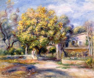 Häuser in Cagnes, ca. 1905