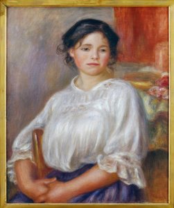 Jeune fille assise
