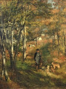Jules Le Coeur im Wald von Fontainebleau