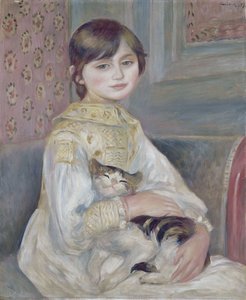Julie Manet, auch bekannt als das Kind mit der Katze